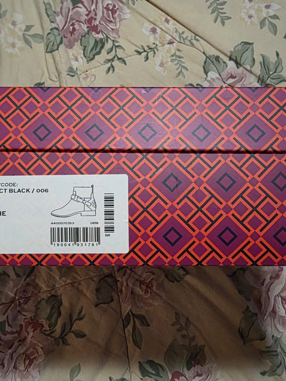 Tory Burch Colton Flat Bootie. 9.5 New In Box $200